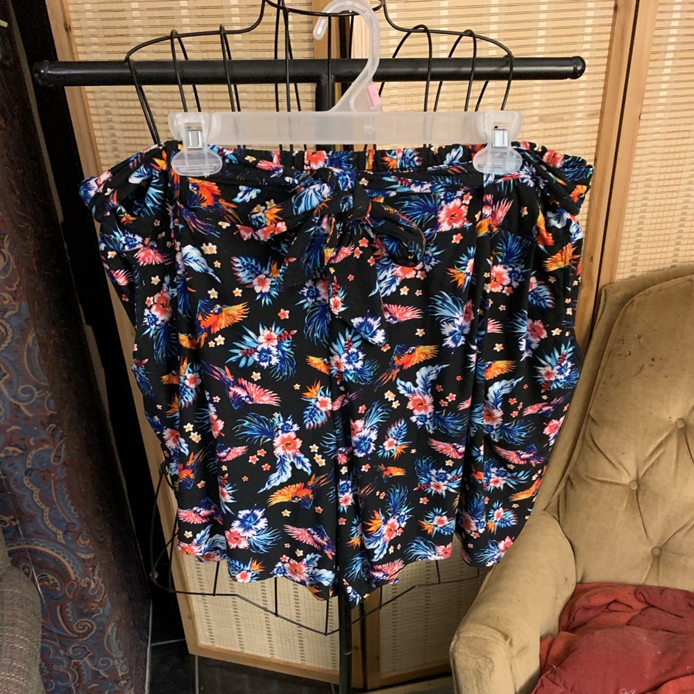 Tropical Polyester Shorts